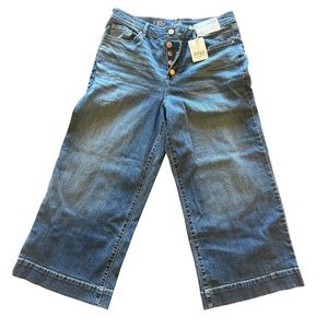 a.n.a High Rise Wide Leg Crop Jeans